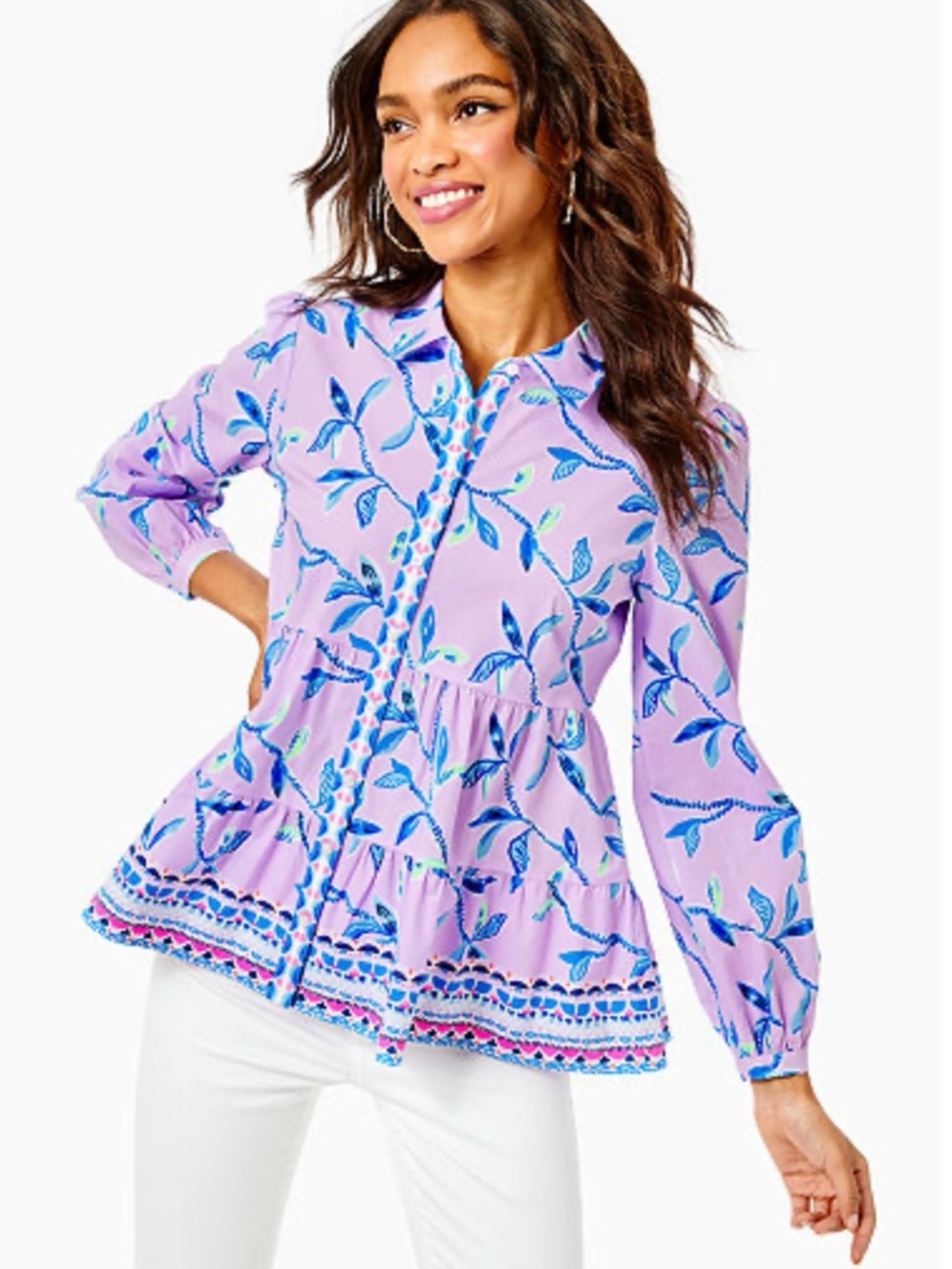 Lilly Pulitzer Kenna Engineered Stretch Top